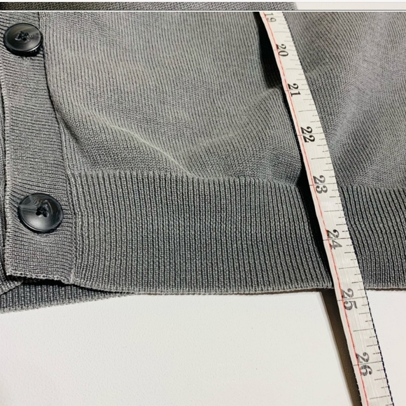 Jack & Jones washed grey men’s cardigan - Picture 4 of 5